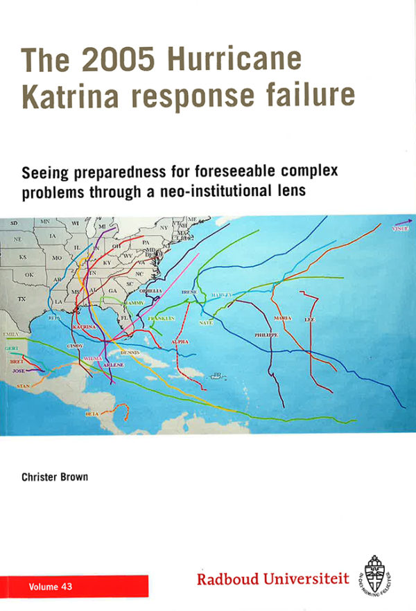 The 2005 Hurricane Katrina response failure