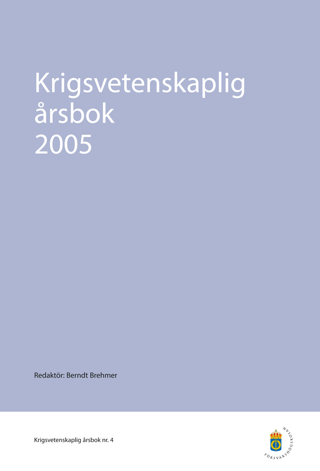 Krigsvetenskaplig årsbok 2005