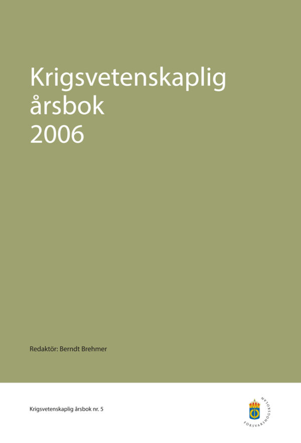 Krigsvetenskaplig årsbok 2006