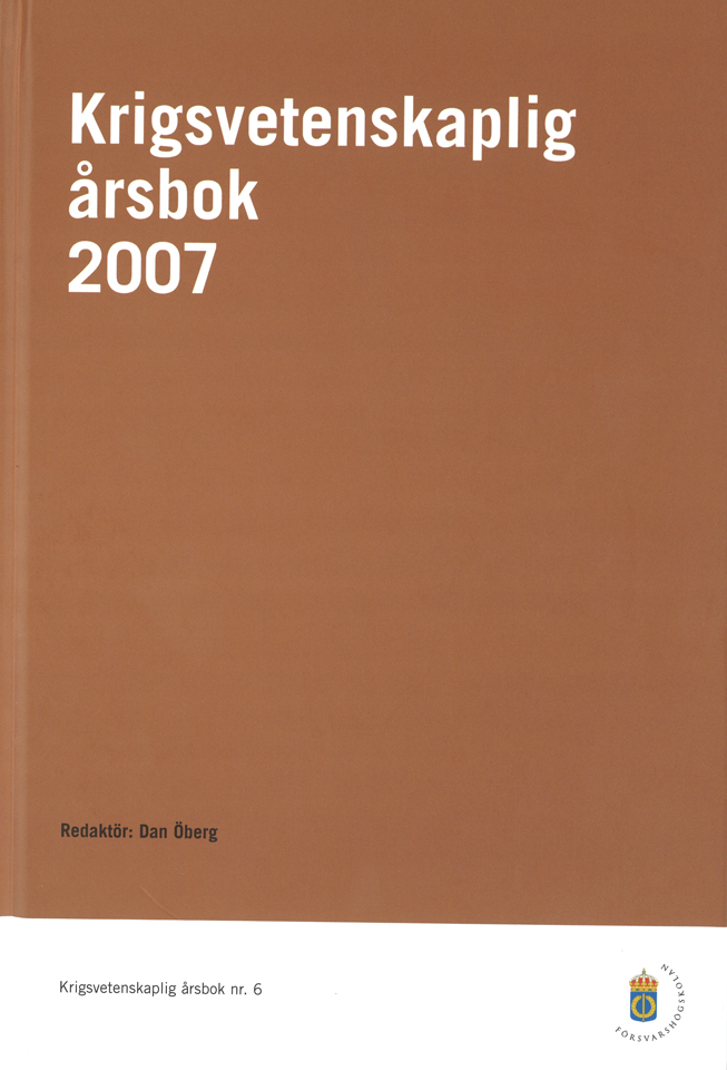 Krigsvetenskaplig årsbok 2007